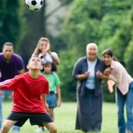 Involved Parents at a soccer game